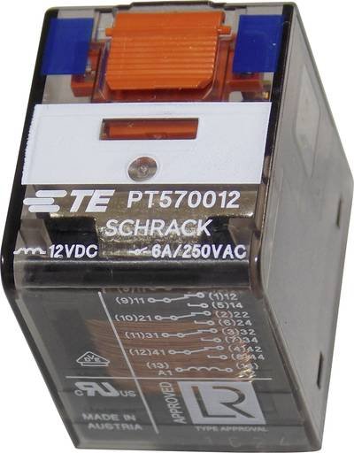 TE Connectivity PT570012 Miniaturrelais 12 V/DC 6 A 4 Wechsler 1 St.