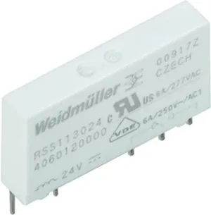 Weidmüller RSS113005 05VDC-REL1U Steckrelais 5 V/DC 6 A 1 Wechsler 20 St.