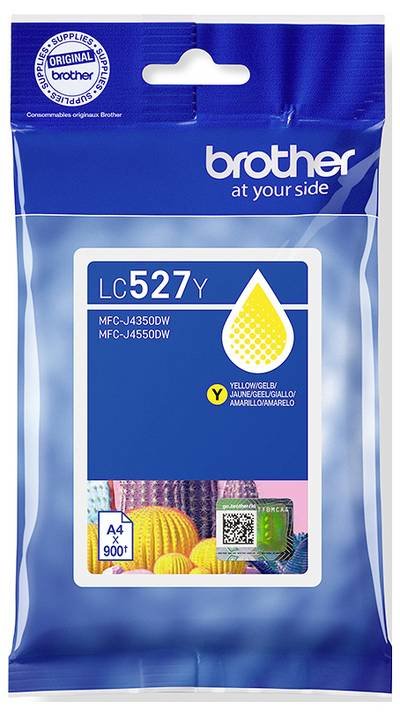 Brother Druckerpatrone Brother LC527Y - Gelb - original - Kisse Original Gelb LC527Y