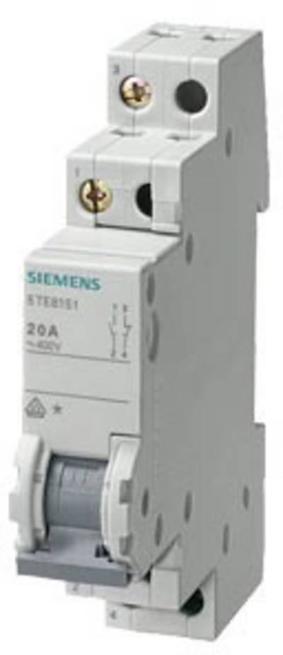 Wechselschalter Grau 20 A 3 Schließer, 1 Öffner Siemens 5TE8153