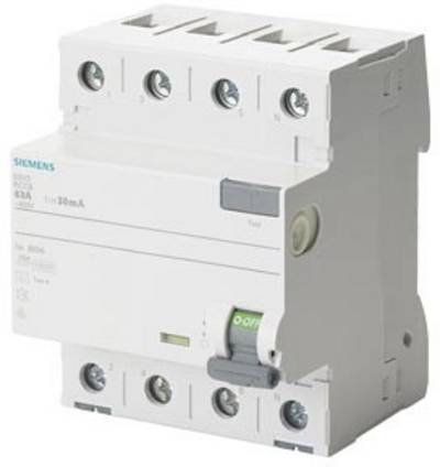 Siemens 5SV33576 5SV3357-6 FI-Schutzschalter A 80 A 0.03 A 500 V