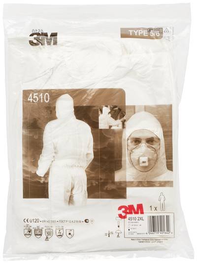 3M 4515B2XL 3M 4515B2XL Schutzanzug 4515 Kleider-Größe: XXL Blau Kleider-Größe: XXL Blau