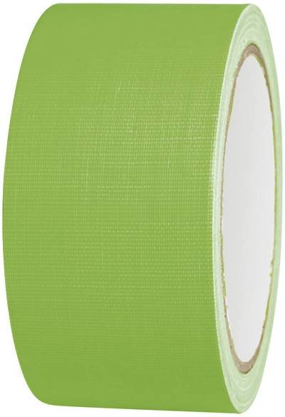 TOOLCRAFT 80FL5025GC 80FL5025GC Gewebeklebeband 80FL5025GC Neongrün (L x B) 25 m x 50 mm 1 St.
