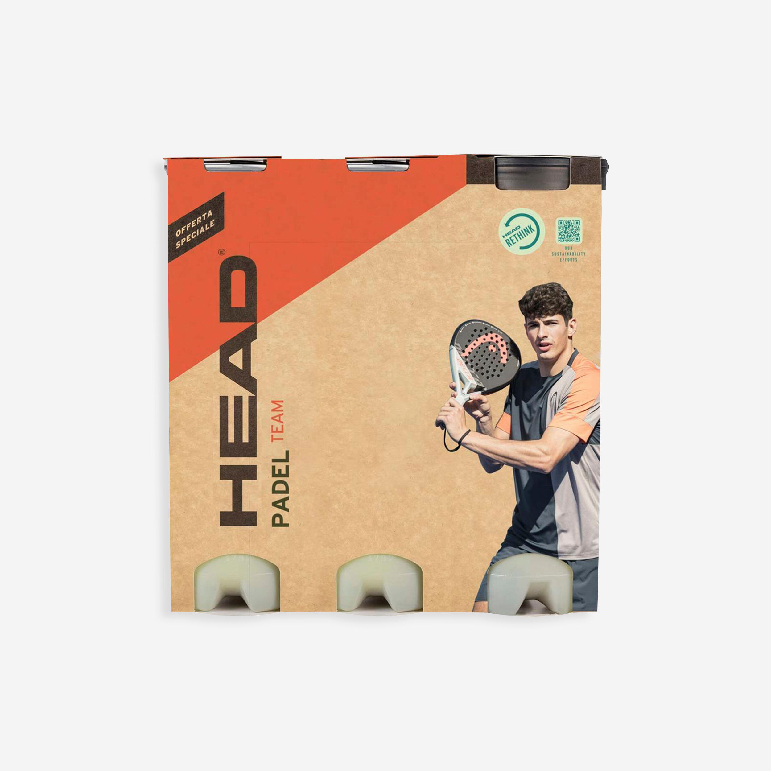 HEAD Tripack pelota de pádel con presión - Head 3B