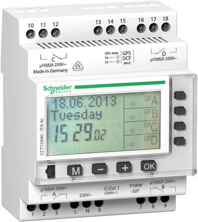 Schneider Electric CCT15940 Hutschienen-Zeitschaltuhr analog 230 V
