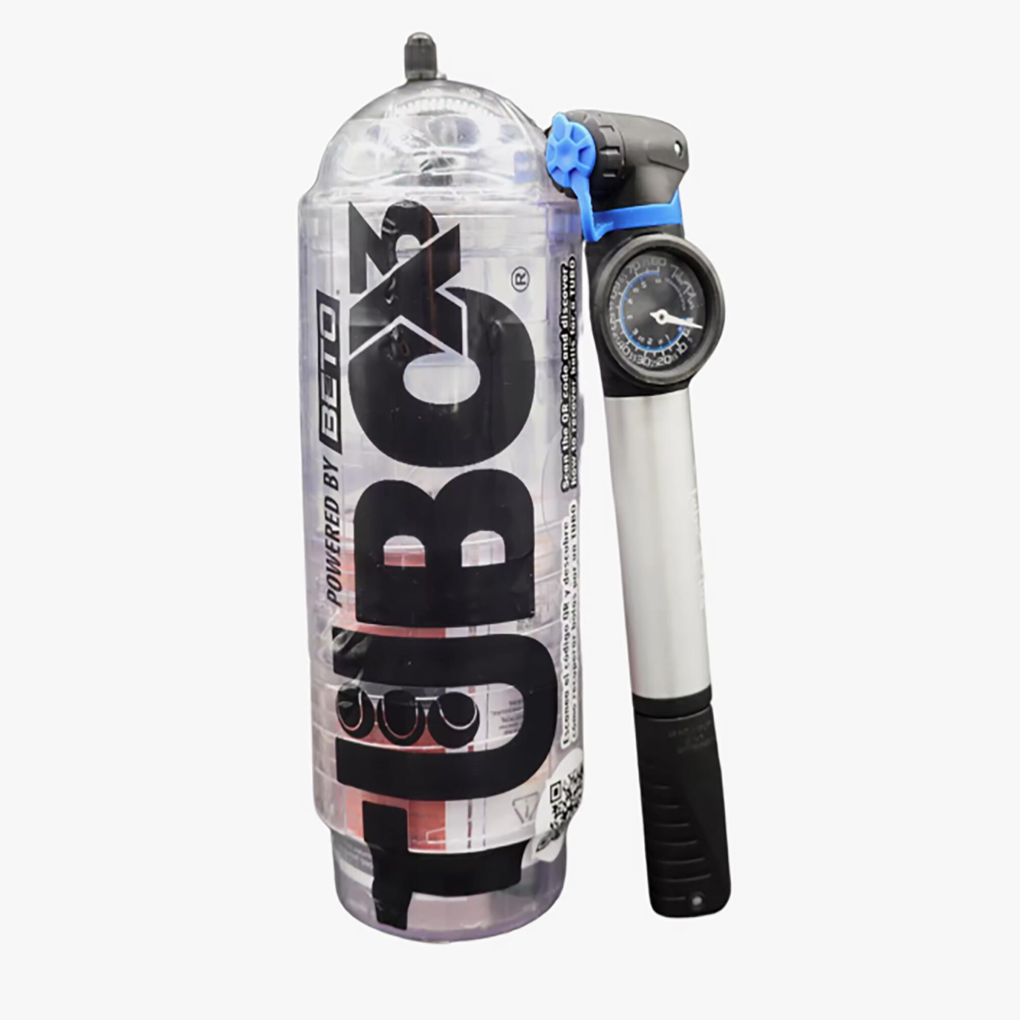 TUBOPLUS Presurizador de pelotas de pádel 3 pelotas - TuboX4 Crystal