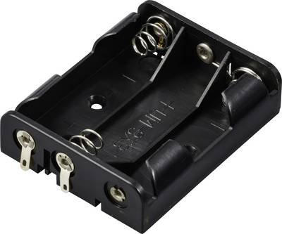 TRU COMPONENTS TC-13220532 Batteriehalter 3x Mignon (AA) Lötanschluss (L x B x H) 60 x 48 x 16 mm