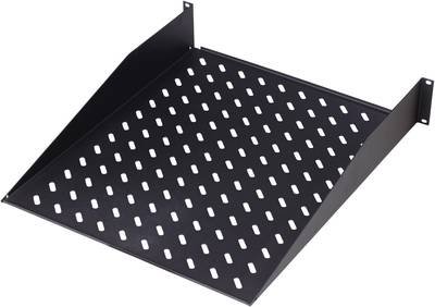 Digitus DN-19 TRAY-2-SW 19 Zoll 2 HE Festeinbau Geeignet für Schranktiefe: ab 600 mm Schwarz