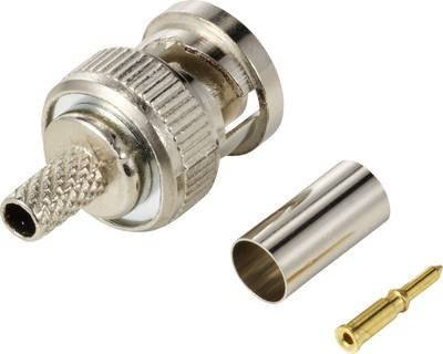 TRU COMPONENTS TC-12885936 BNC-Steckverbinder Stecker, gerade 50 Ω 1 St.