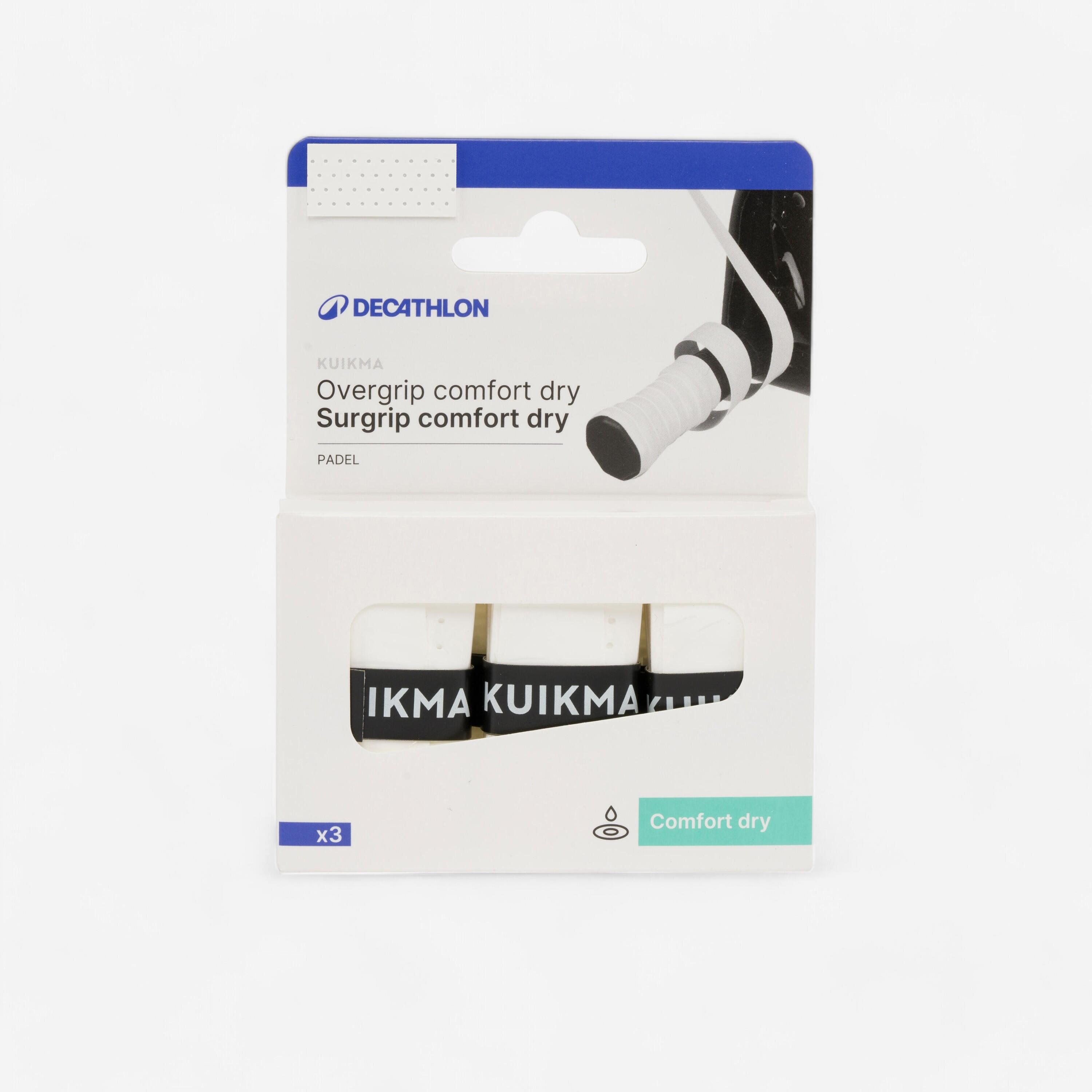 KUIKMA Cubregrip de pádel - COMFORT DRY blanco