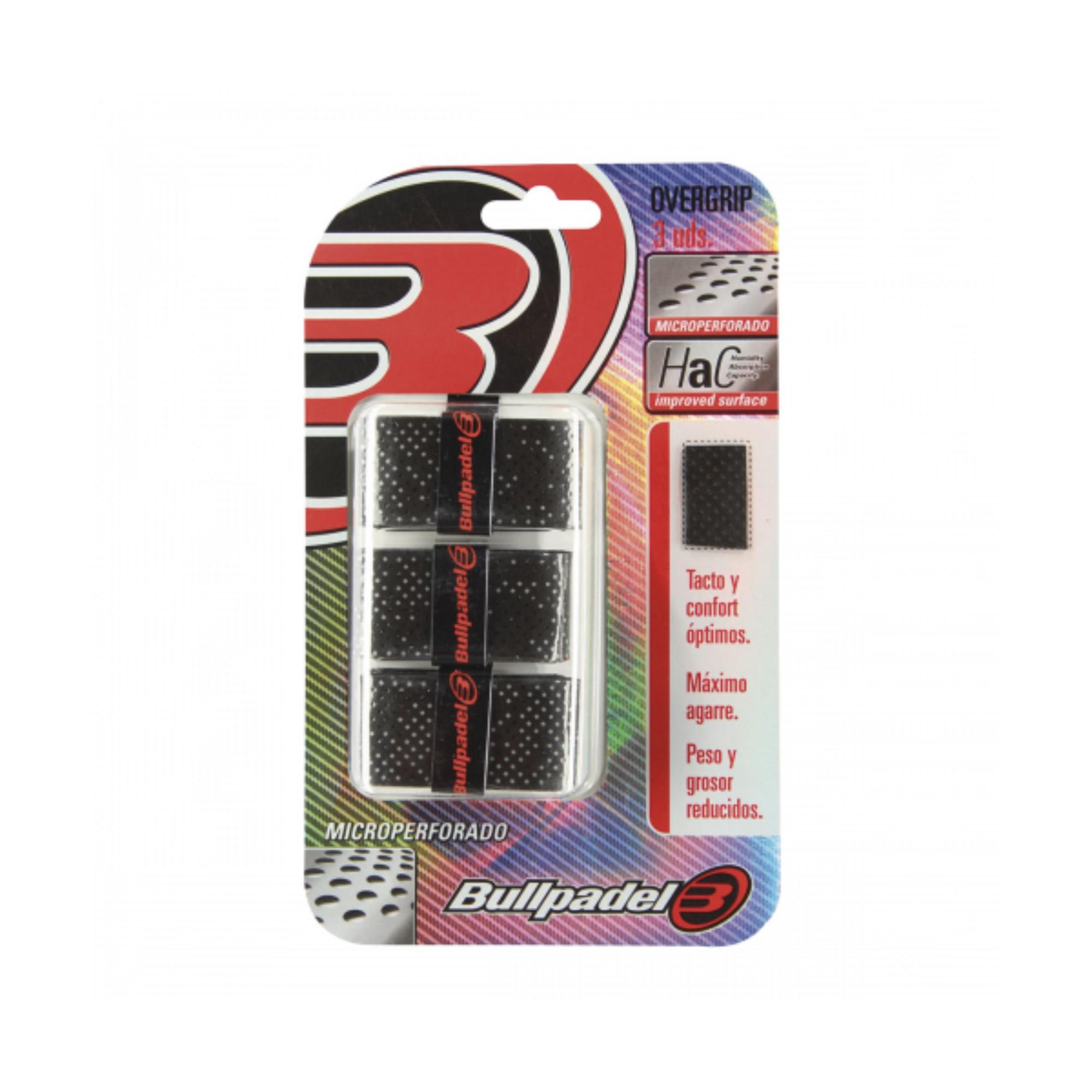 BULLPADEL Overgrips de pádel Bullpadel negro