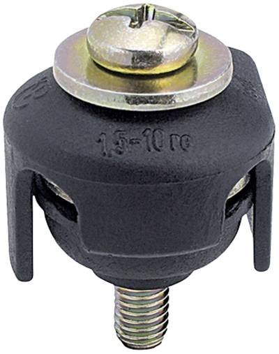 HellermannTyton 435-01559 Tap Connector 1510-ST-BK Abzweigklemme flexibel: - starr: 1.5-10 mm² 1 St. Schwarz