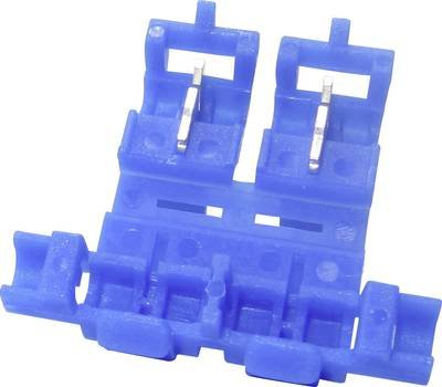 TRU COMPONENTS 1583030 Abzweigverbinder flexibel: - starr: - Polzahl: 2 1 St. Blau