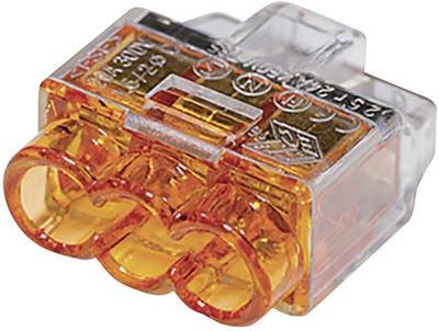HellermannTyton 148-90037 HCPM-3 Verbindungsklemme flexibel: 1-2.5 mm² starr: 0.5-2.5 mm² Polzahl: 3 1 St. Orange
