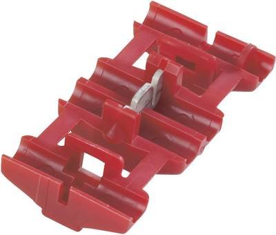 TE Connectivity 735410 Schwachstromverbinder flexibel: 0.5-0.75 mm² starr: 0.5-0.75 mm² Polzahl: 2 1 St. Rot