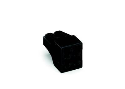Dosenklemme starr: 0.75-2.5 mm² Polzahl: 4 WAGO 1000 St. Schwarz