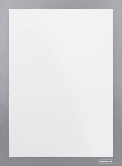 magnetoplan 1131901 Info-Rahmen, selbstklebend Grau DIN A4