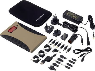 Power Traveller Powergorilla Tactical Powerbank 24000 mAh LiPo USB-A Sand Outdoor, Statusanzeige
