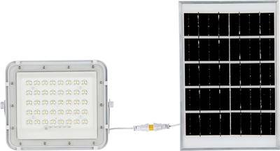 V-TAC VT-40W 7839 LED-Flutlichtstrahler, Solarmodul 6 W Kaltweiß Weiß