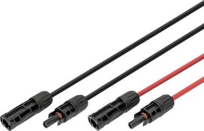 Digitus DK-SCEC66-0010 DK-SCEC66-0010 Solarkabel Verlängerung 6 mm² Kabellänge 1 m