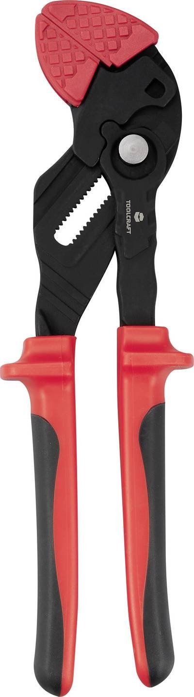 TOOLCRAFT TO-9616521 Greifzange mit glatten Greifbacken Schlüsselweite (metrisch) 44.6 mm 250 mm