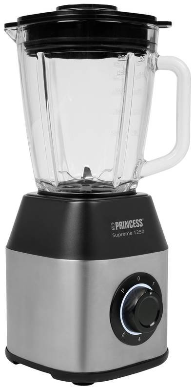 Princess Blender Solid Pro Standmixer 1400 W Edelstahl, Schwarz
