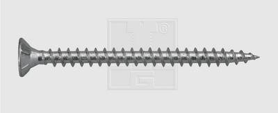 SWG 176256010 Holzschraube 5 mm 60 mm Innenvielzahn Stahl verzinkt 250 St.