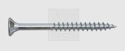 SWG 17602456010 Holzschraube 4.5 mm 60 mm Innenvielzahn Stahl verzinkt 250 St.