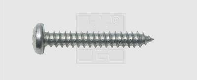 SWG 115631625 Blechschrauben 6.3 mm 16 mm Kreuzschlitz Phillips DIN 7981 Stahl verzinkt 100 St.