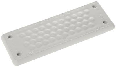 Trelleborg MH-24 F 42-1 LIGHT GREY UL94 V-0 IP65 | TPE | Screw Durchführungsplatte TPE Grau 1 St.