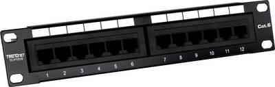 TrendNet TC-P12C6 Patch-Panel CAT 6 Schwarz