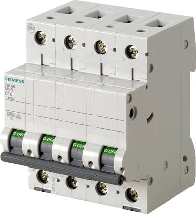 Leitungsschutzschalter 400V 6kA, 3+N-polig, B, 10A
