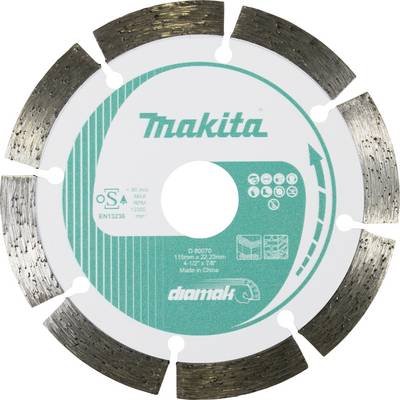 Makita D-80070 MAKITA - D-80070 Diamantscheibe 115x22.23 DIAMAK Diamanttrennscheibe Durchmesser 115 mm Bohrungs-Ø 22.23