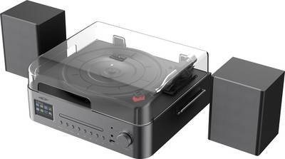 Reflexion HiFi-Tuner Schwarz, Braun DAB+, CD-Player, Bluetooth®