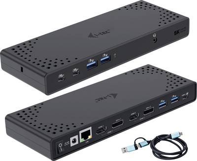 i-tec USB-C® Dockingstation I-TEC USB3.0/USB-C/Thunderbolt DualDS+PD