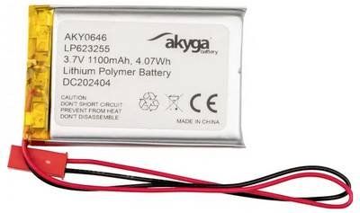 Akyga LP623255 Akkupack x Spezial-Akku LiPo 3.7 V 1100 mAh