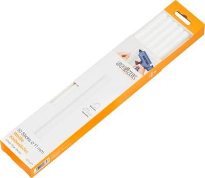 Steinel Heißklebesticks Ø 11 mm Weiß, Klebesticks für weiße Materialien, 10 Stk. (250 g)