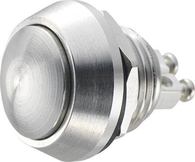 TRU COMPONENTS 701256 GQ12B-S Vandalismusgeschützter Drucktaster 48 V/DC 2 A 1 x Aus/(Ein) tastend IP65 1 St.