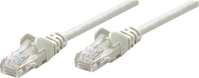 Intellinet 340427 RJ45 Netzwerkkabel, Patchkabel CAT 6 U/UTP 0.50 m Grau 1 St.