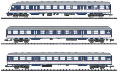 MiniTrix T18289 MiniTrix T18289 N 3er-Set Ersatzzug der Train Rental GmbH 1./2. Klasse/Steuerwagen 1./2. Klasse/Steuerwa