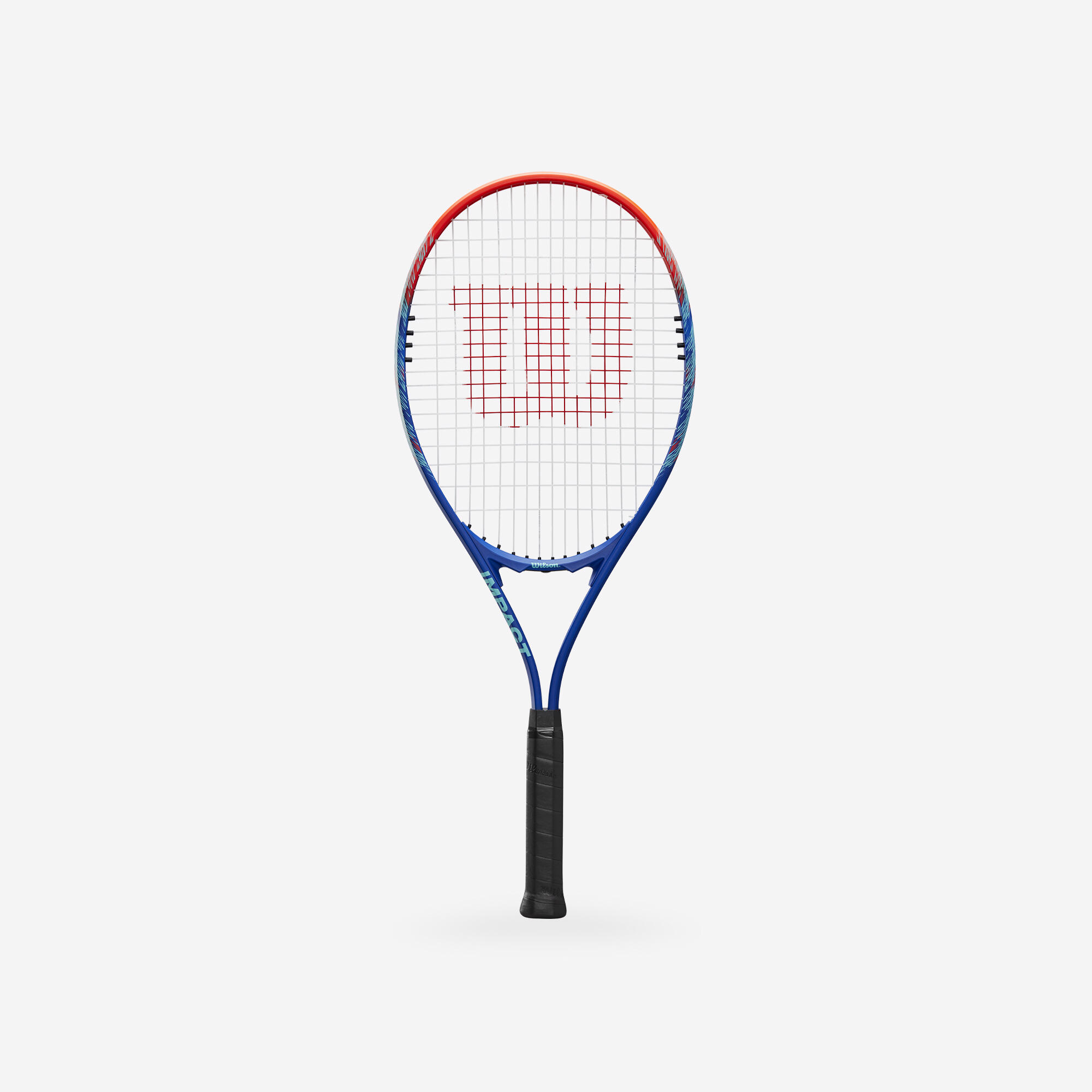 WILSON Raqueta de tenis Wilson Impact adulto ocio, aluminio, azul rojo.