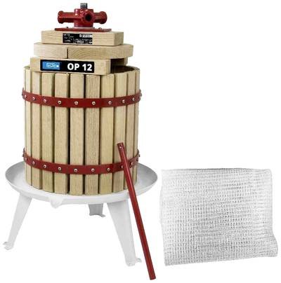 GÜDE Obstpresse OP12 Holz, Rot
