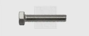 SWG 591479010 Sechskantschraube M6 40 mm Außensechskant DIN 933 Edelstahl A2 40 St.