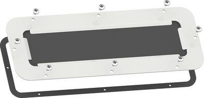 Schneider Electric NSYTLEME Kabeldurchführung Klemm-Ø (max.) 26 mm Plattenstärke (max.) 1.5 mm Elastomer Lichtgrau (RAL