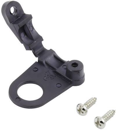 TRU COMPONENTS Zugentlastung Klemm-Ø (max.) 5 mm Schwarz 1 St.