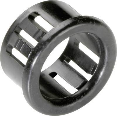 PB Fastener MP01015 Isolierdurchführung Klemm-Ø (max.) 6.4 mm Plattenstärke (max.) 1.6 mm Polyamid Schwarz 1 St.