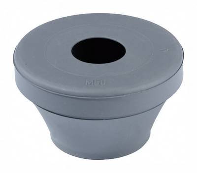 Wiska FD 20 Dichtungsdurchführung Klemm-Ø (max.) 13 mm Silber-Grau (RAL 7001) 1 St.