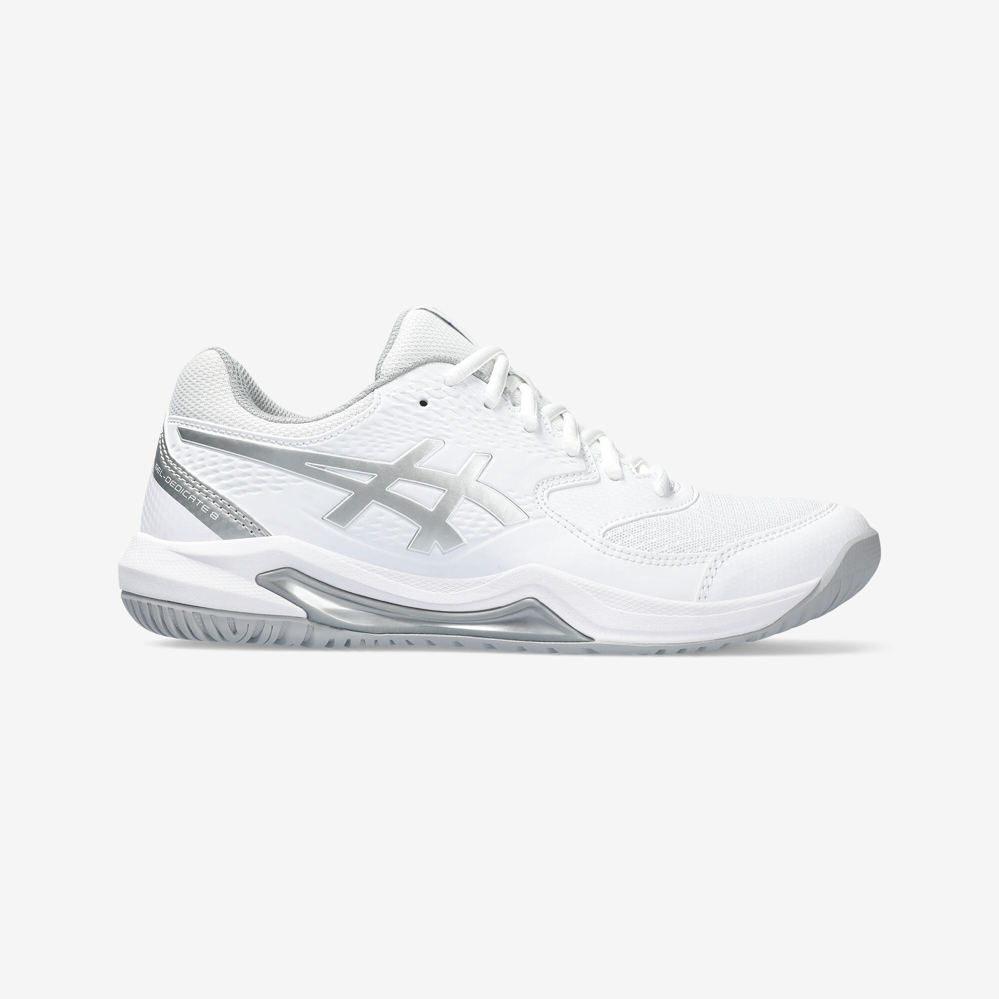 ASICS Zapatillas de tenis Mujer multipista Asics Gel Dedicate 8 blanco plateado