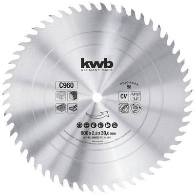 kwb 596022 Kreissägeblatt 600 x 30 mm 1 St.