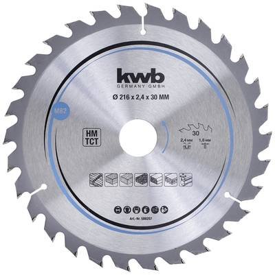 kwb 588257 Hartmetall Kreissägeblatt 216 x 30 mm 1 St.